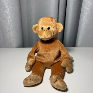 Ty Beanie Babies Bongo the Brown Monkey